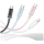 USAMS Kabel US-SJ658 6A USB-A do USB-C 1,2m czarny - 1569088 - zdjęcie 3